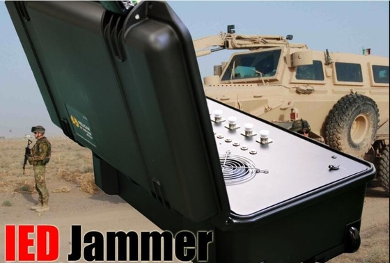 Φορητό Jammer βομβών των ψηφιακών οδηγήσεων 20-520 MHZ 800-6000 MHZ για στρατιωτικό